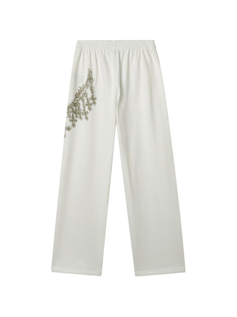 We11done embellishment trousers outlook