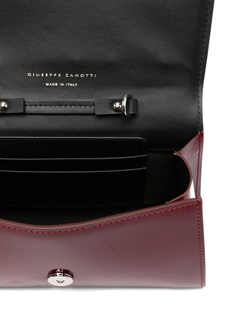 leather crystal-embellished bag 5