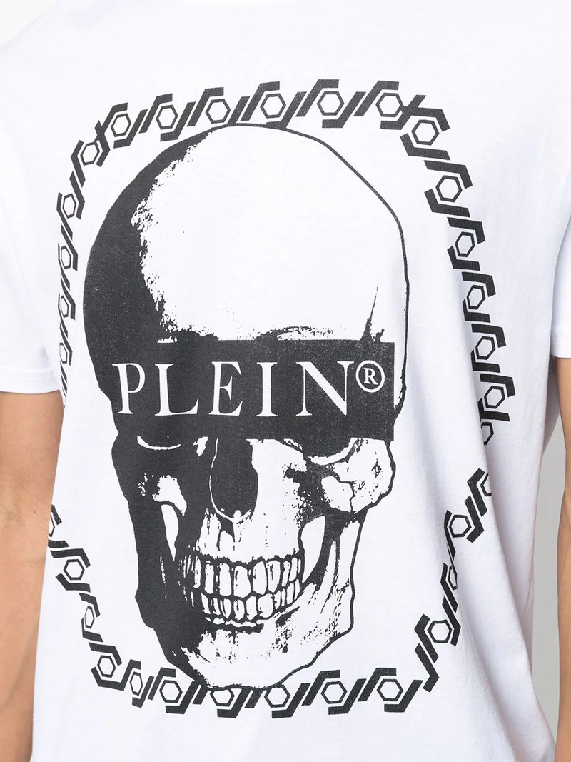 graphic skull crew neck T-shirt 5