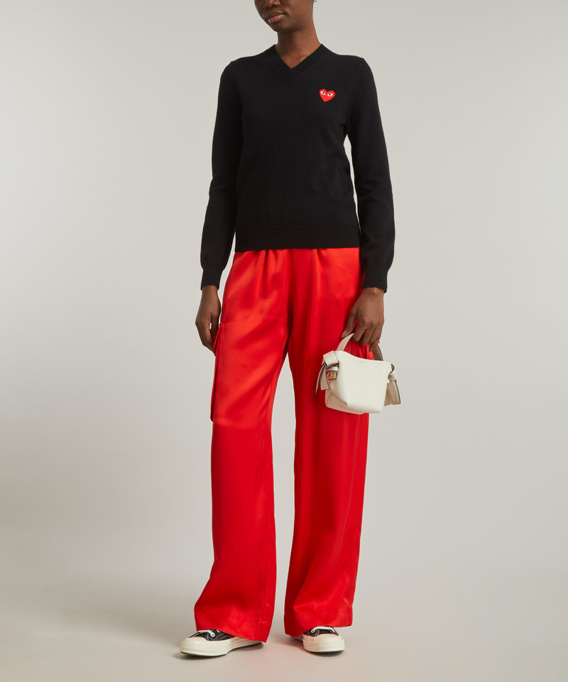 Comme des Garçons PLAY V-Neck Pullover outlook