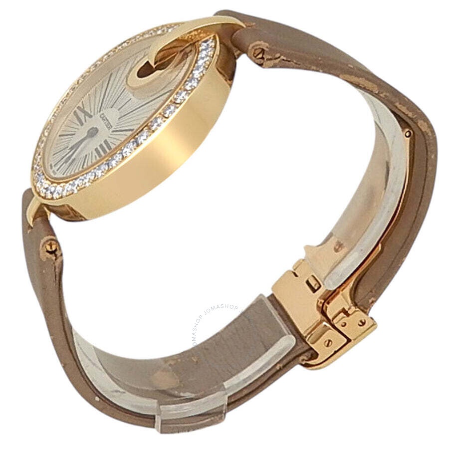 Pre-owned Cartier Captive De Cartier Quartz Diamond Silver Dial Ladies Watch WG600010 - 2