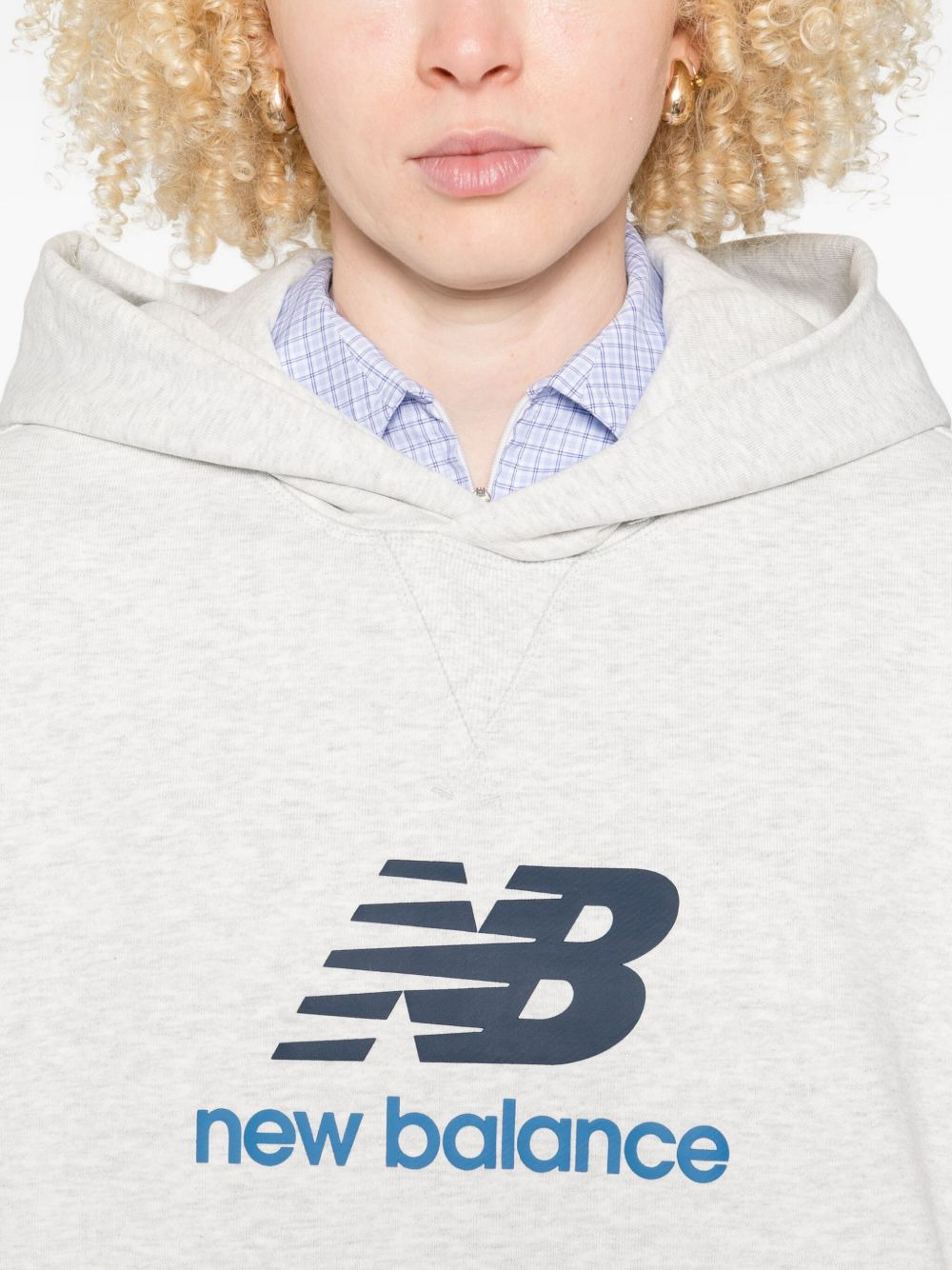 logo-printed hoodie - 5
