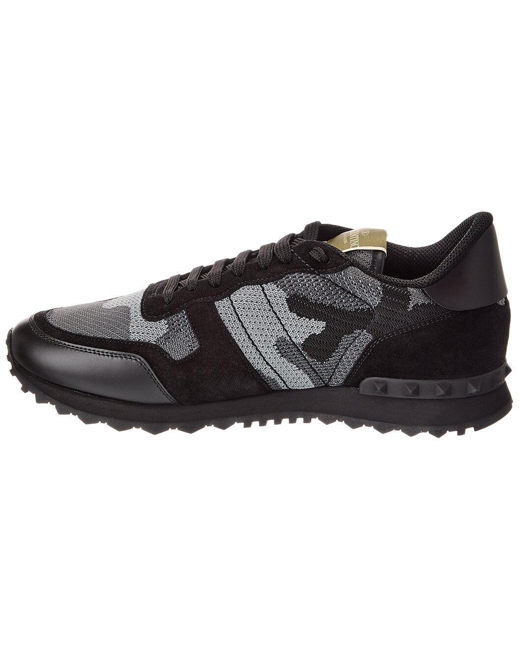 Valentino Rockrunner Knit & Suede Sneaker - 2