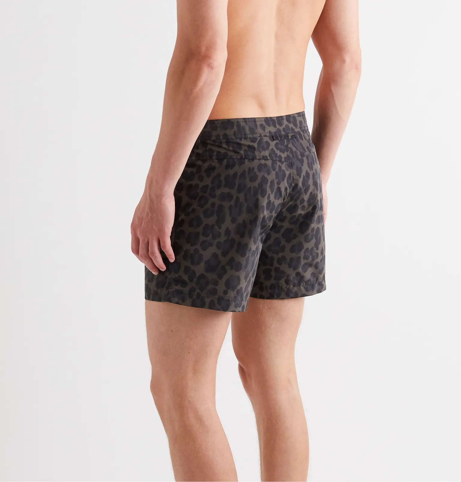 Slim-Fit Short-Length Leopard-Print Swim Shorts - 3