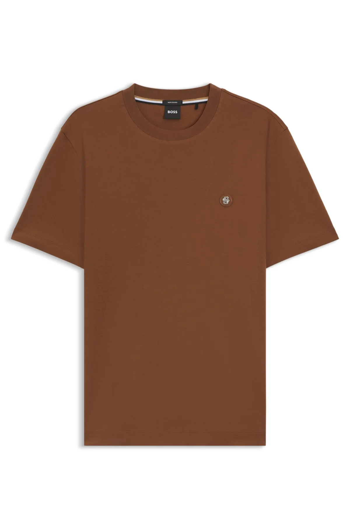 REGULAR-FIT T-SHIRT IN COTTON WITH MONOGRAM PRINT - 1