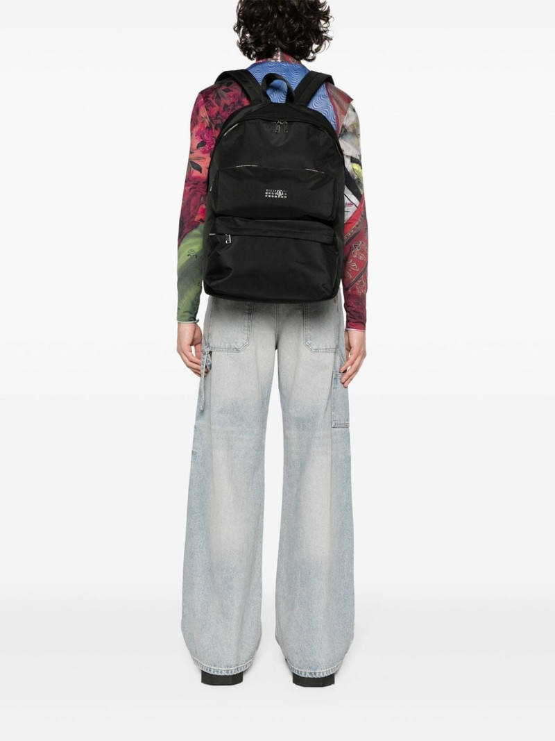 MM6 Maison Margiela multi-pocket logo-print backpack outlook