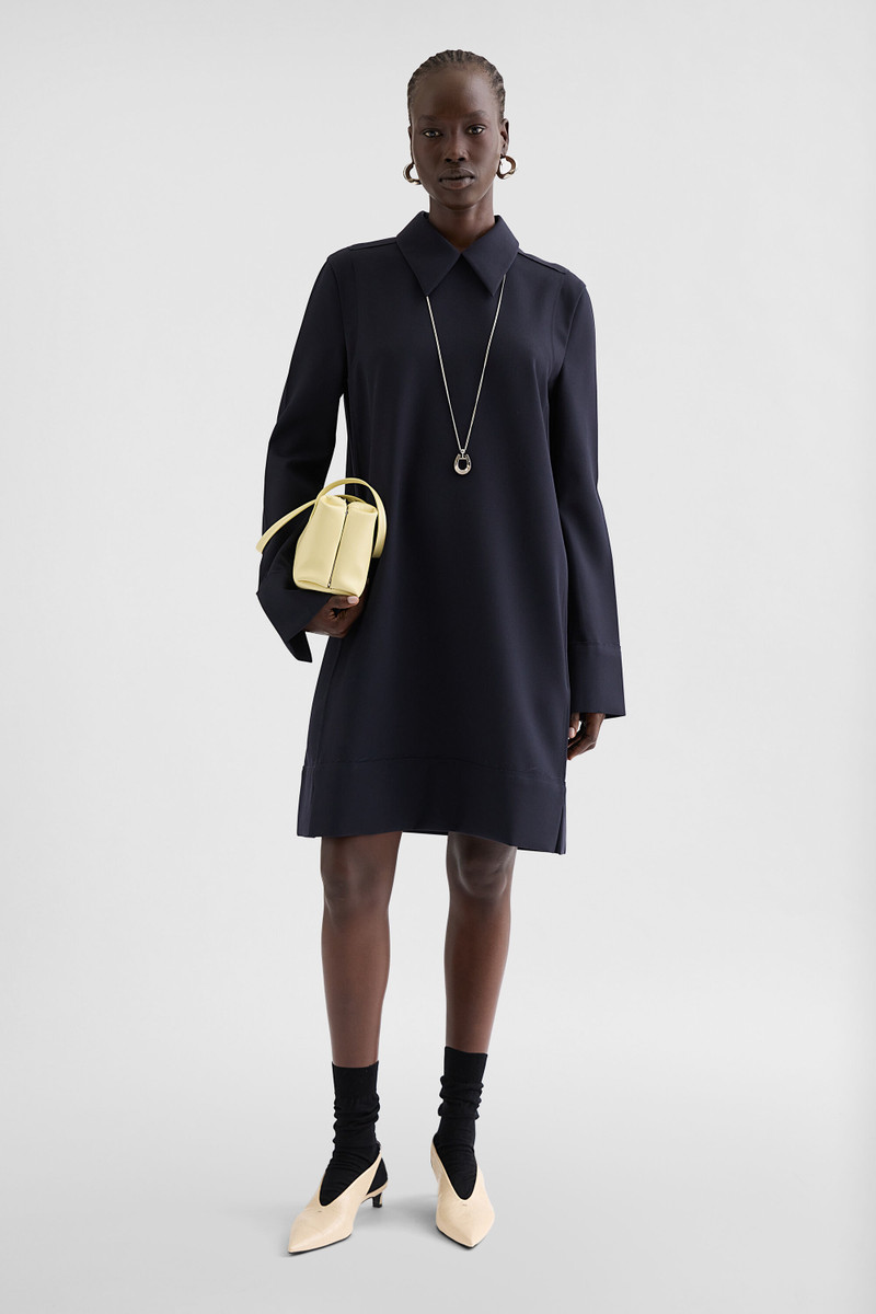 Jil Sander Wool Gabardine Shirt Dress outlook