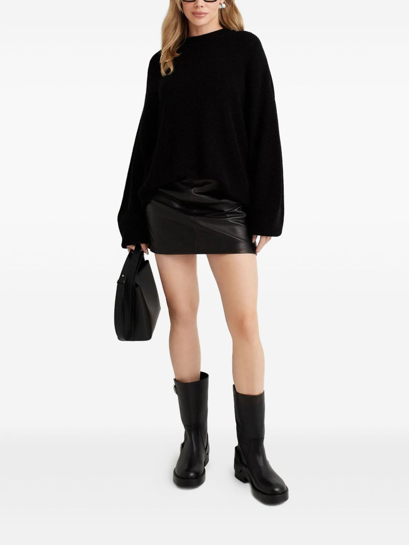 AYA MUSE round-neck ribbed sweater outlook