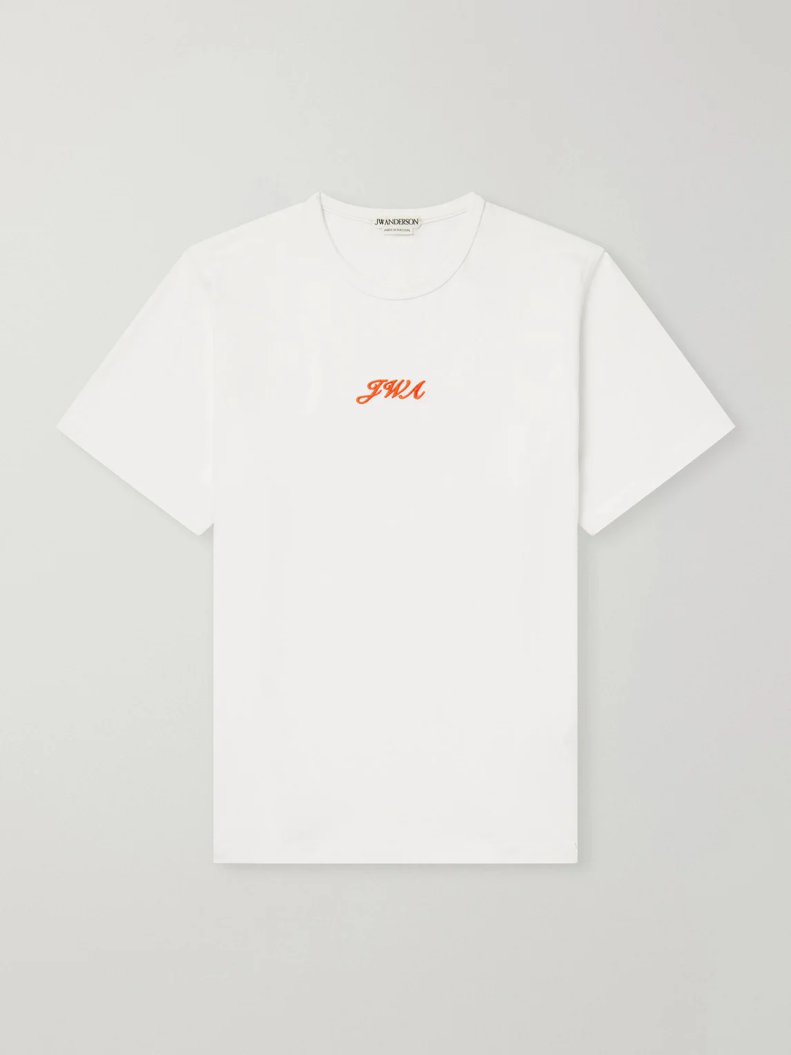Logo-Embroidered Cotton-Jersey T-Shirt - 1