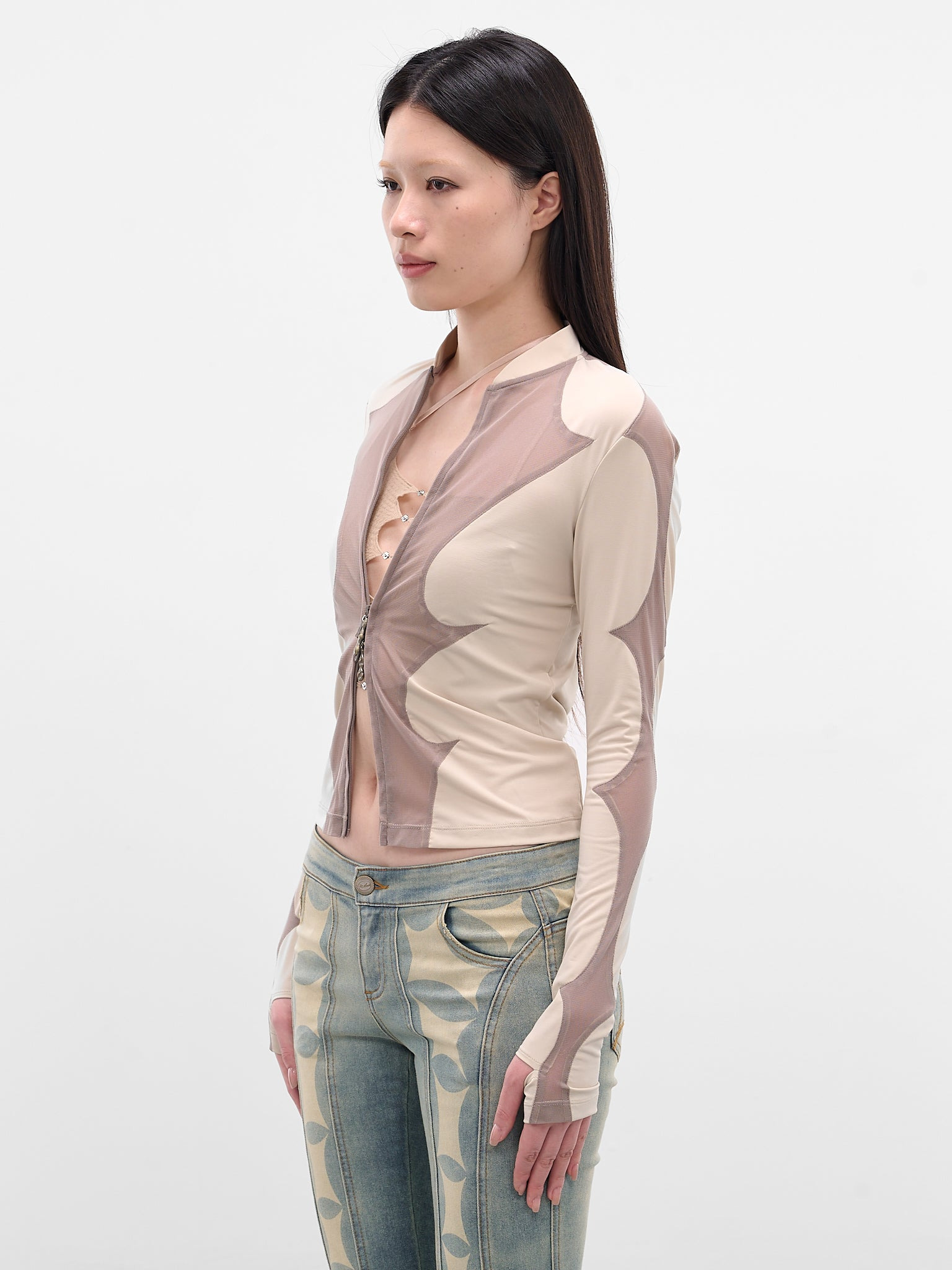 Beige Thorn Combo Sport Jacket - 2