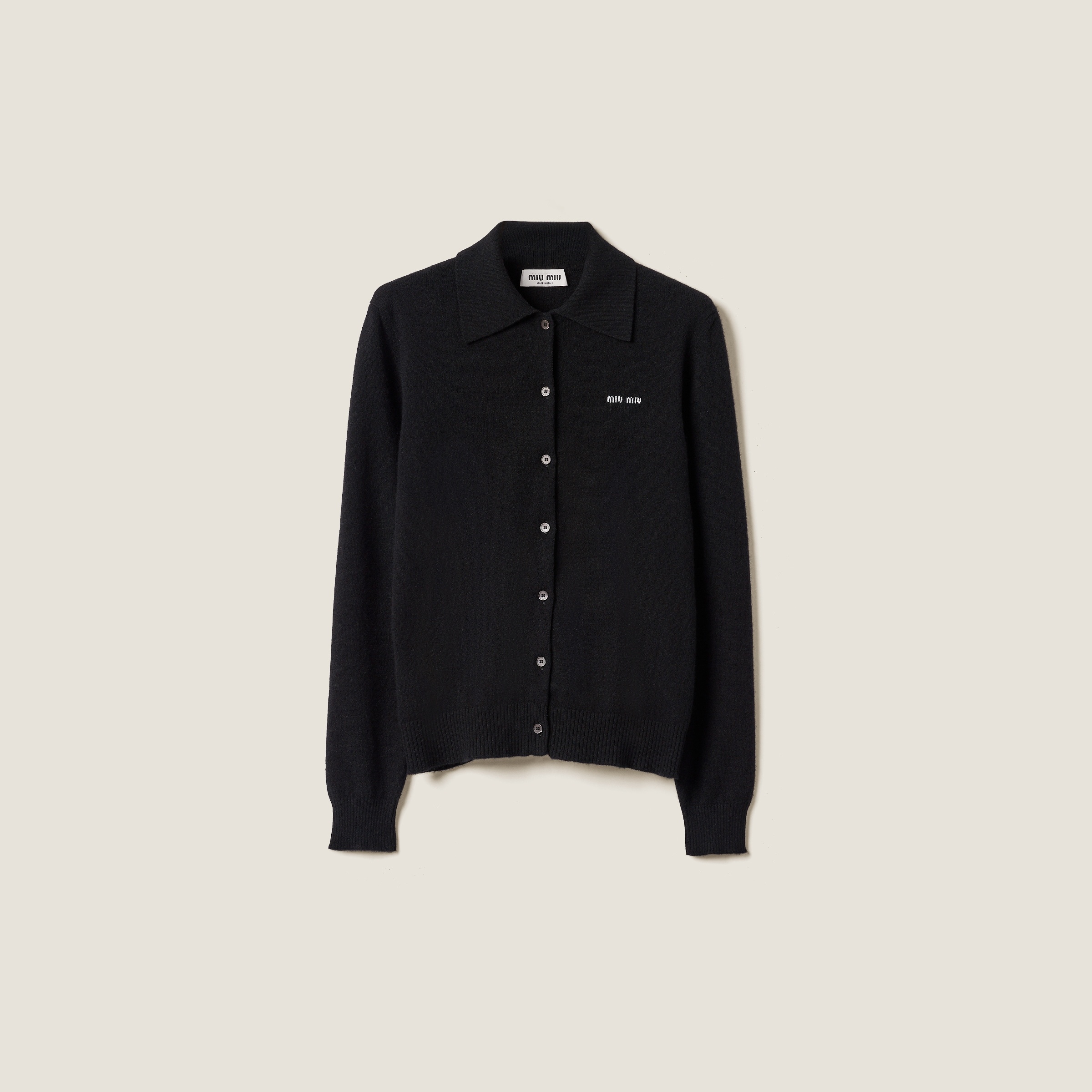 Cashmere knit cardigan - 1