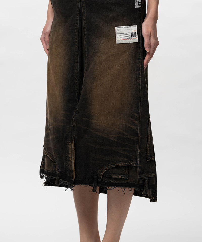 Reversed Denim Skirt 8