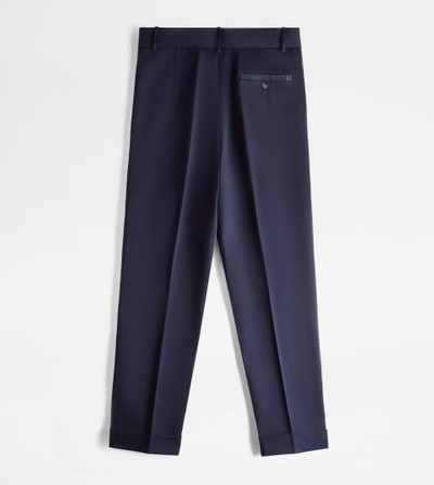 Tod's PANTS WITH DARTS - BLUE outlook