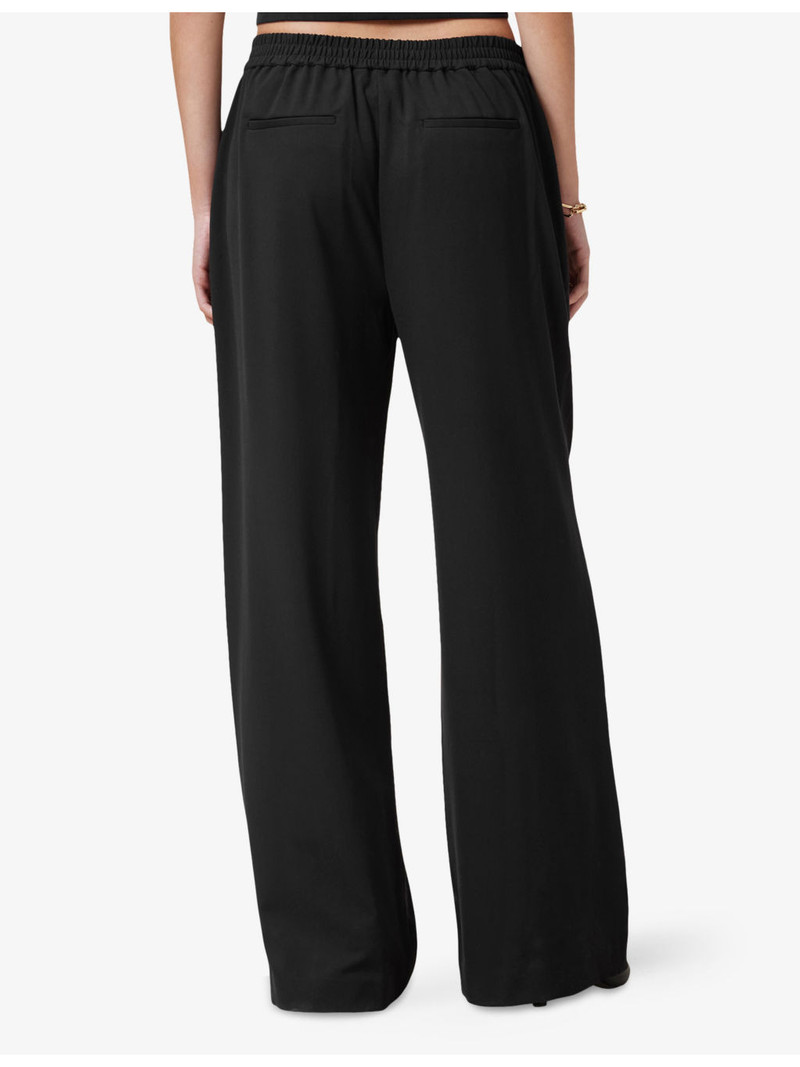 Aleida Wide-Leg Mid-Rise Woven Trousers 4
