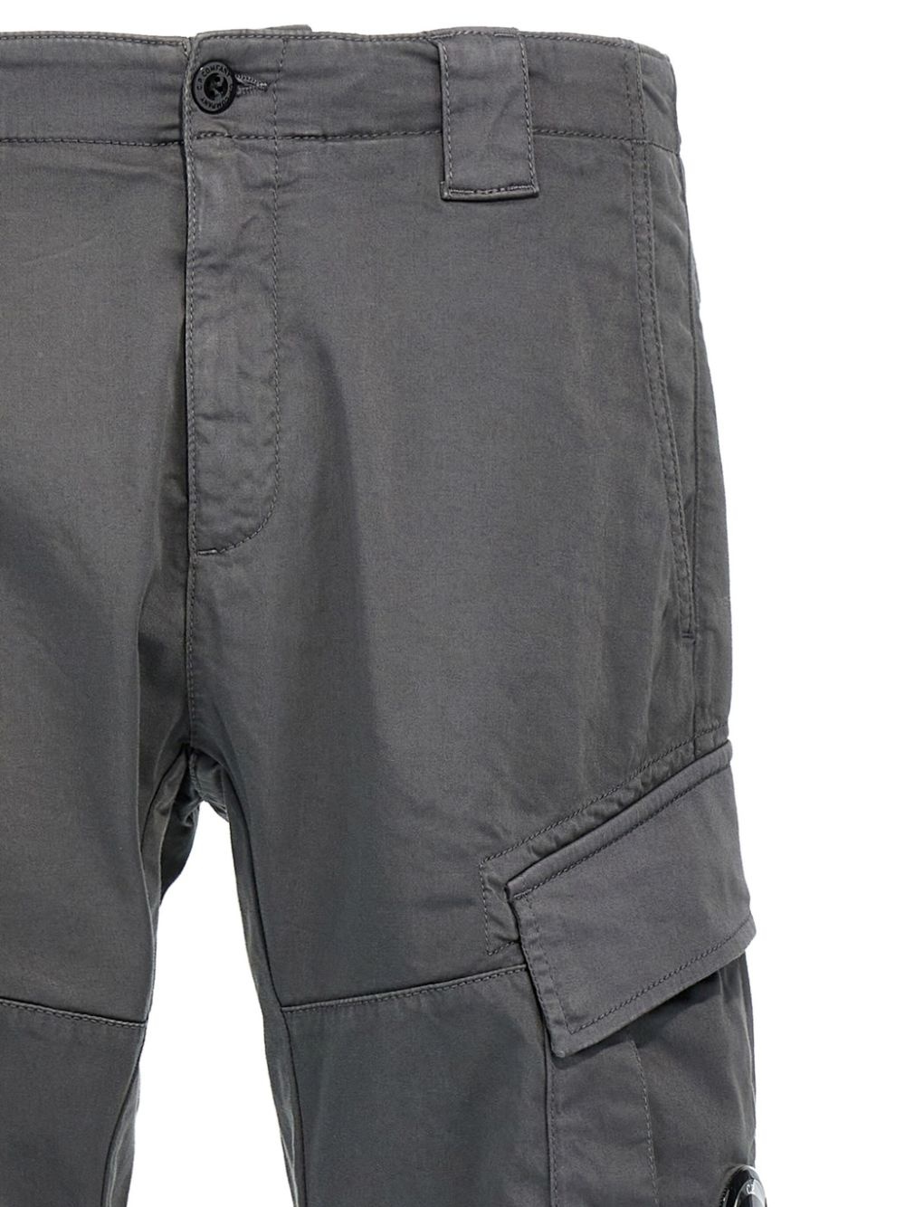 logo-badge cargo trousers - 3