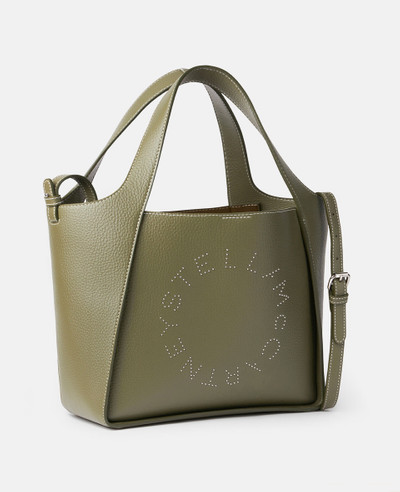 Stella McCartney Logo Studded Grainy Alter Mat Crossbody Bag outlook