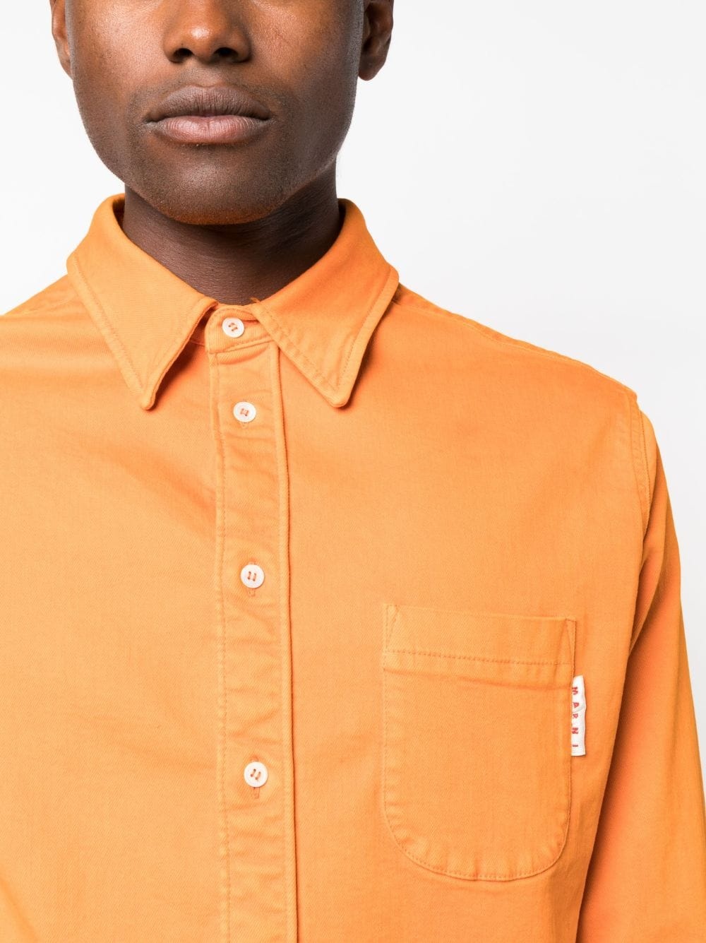 long-sleeved cotton shirt - 5