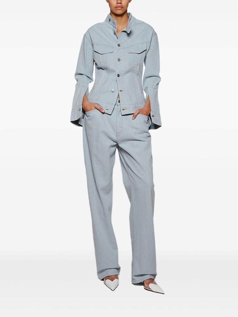 Victoria Beckham kick-pocket jeans outlook