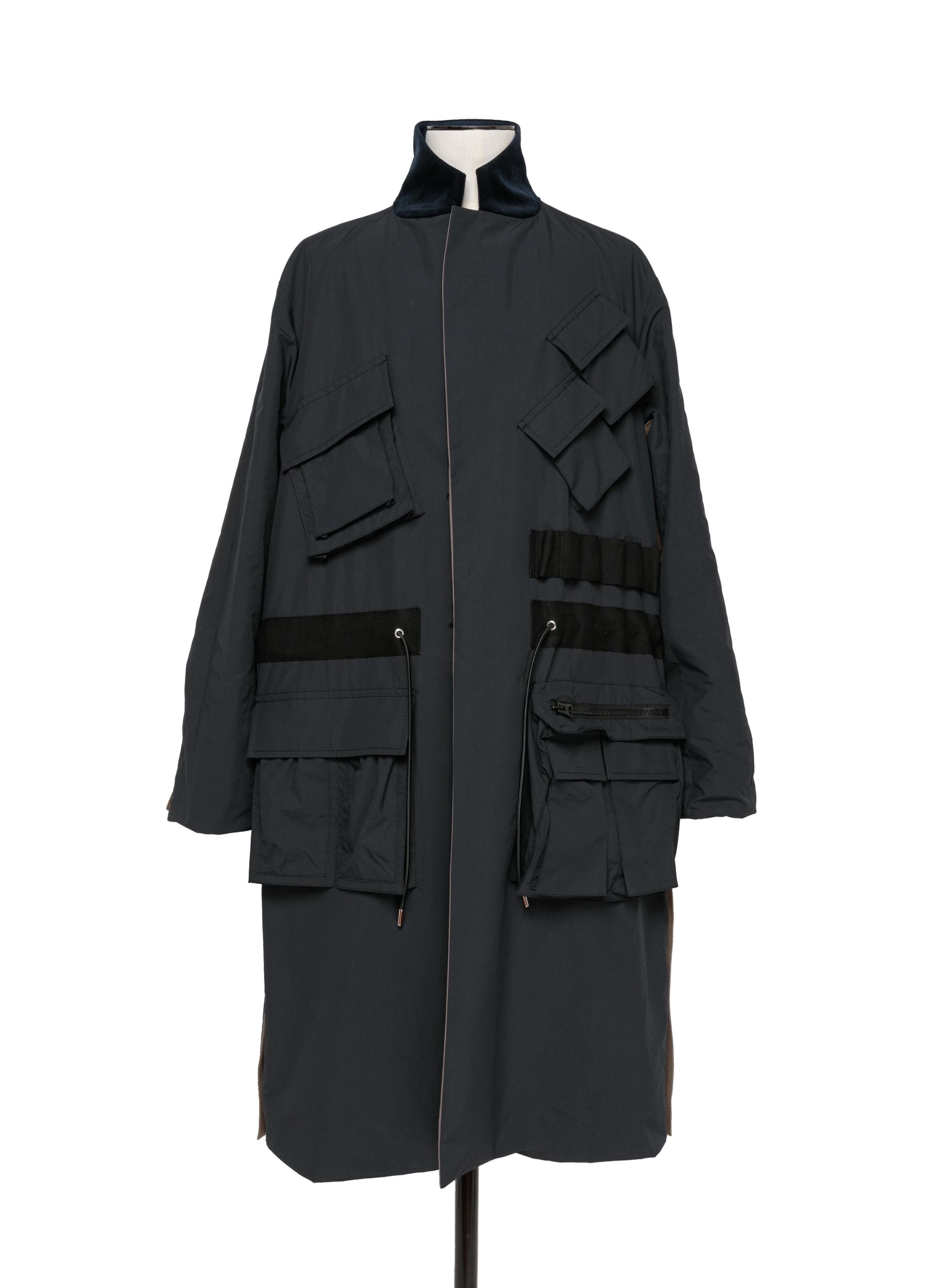Matte Taffeta Reversible Coat - 6