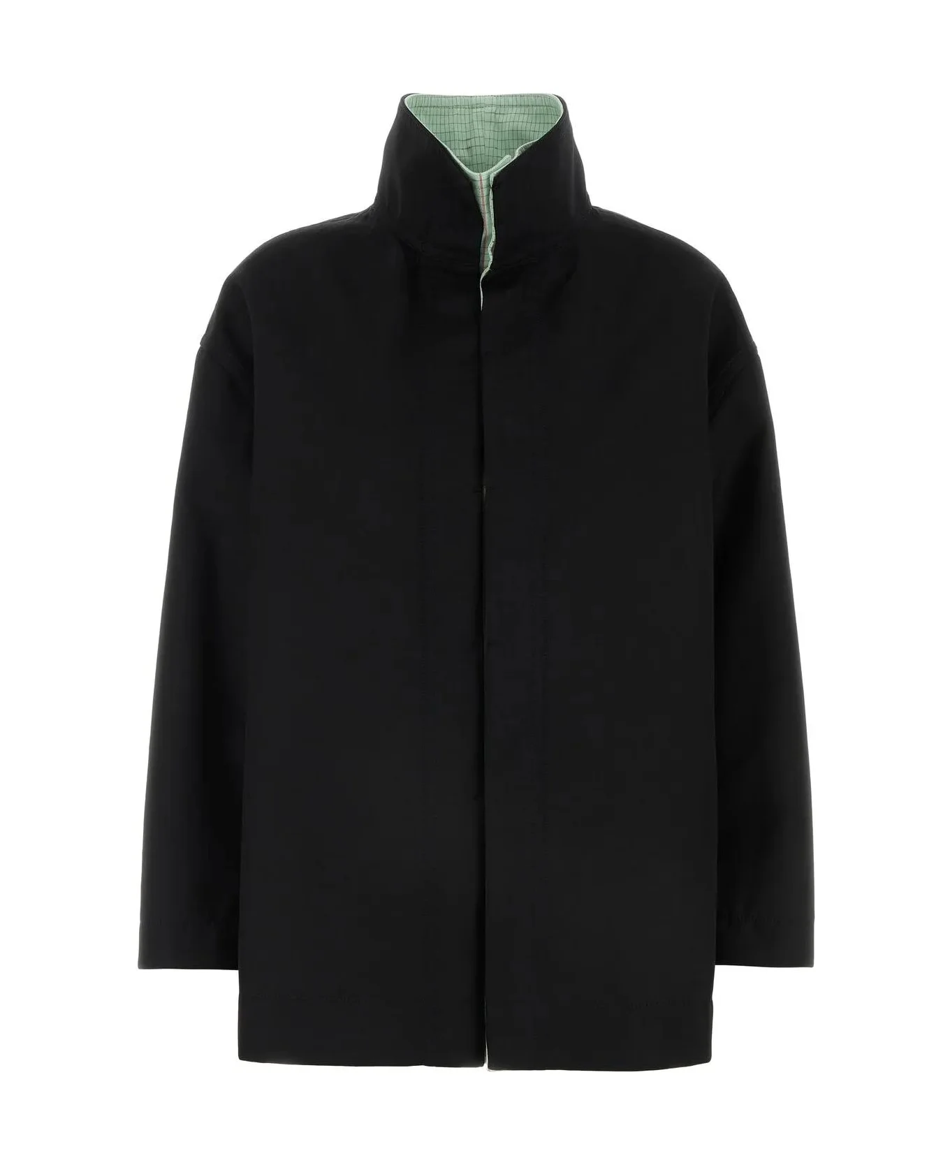 Black Wool Jacket - 1