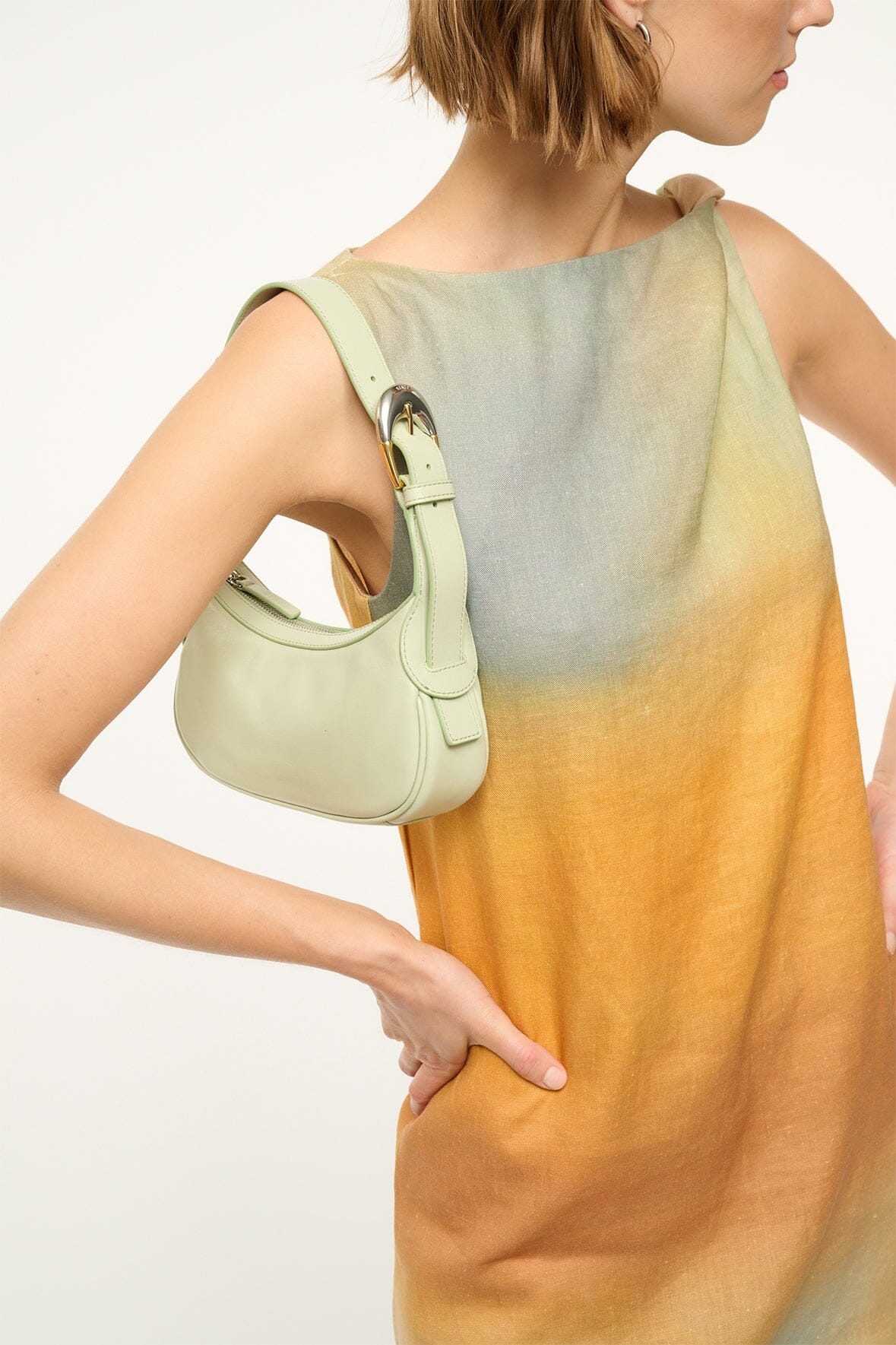 STAUD OWEN BAG PALE JADE - 2