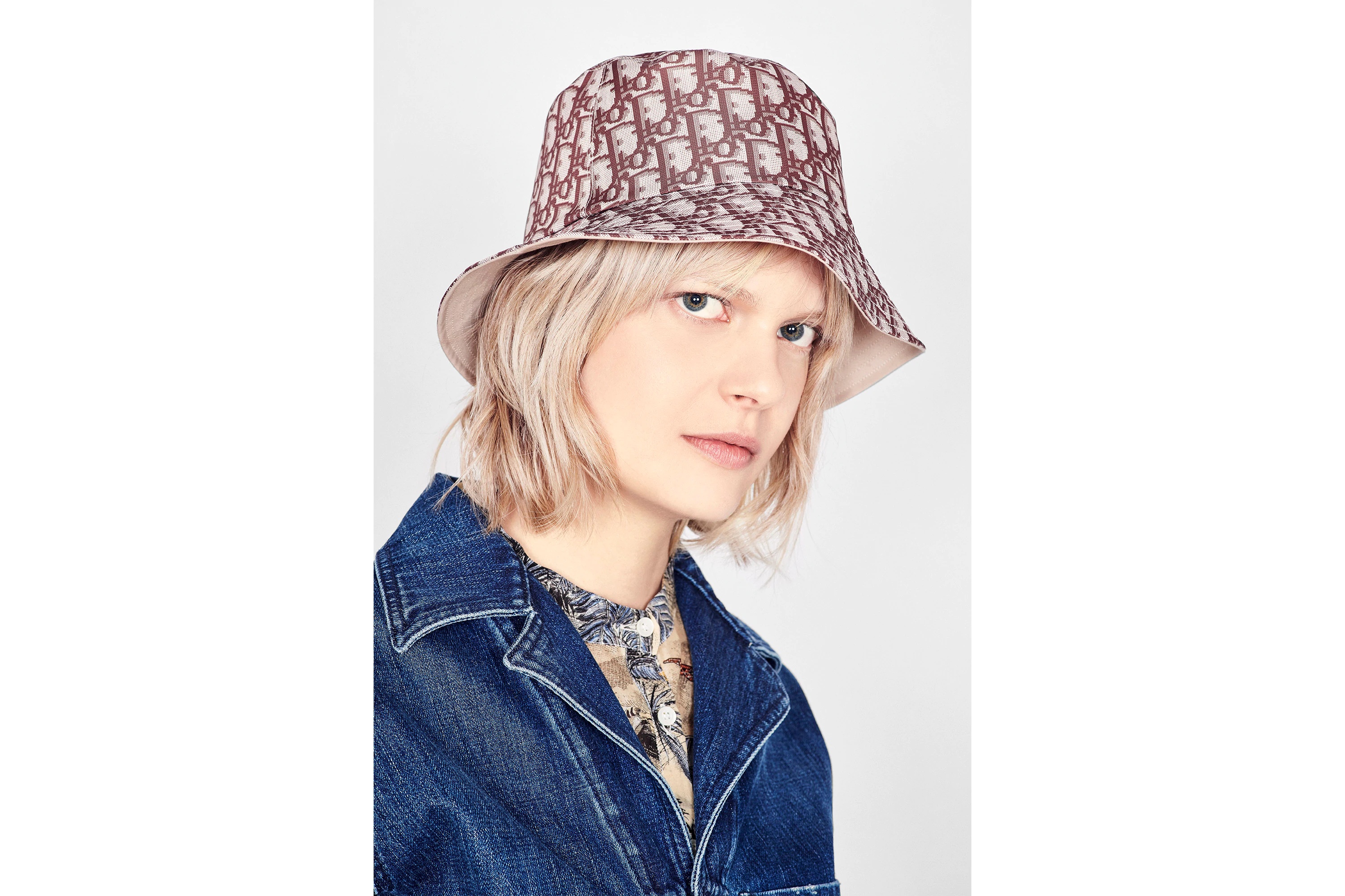 Reversible Dior Oblique Teddy D Small Brim Bucket Hat - 7