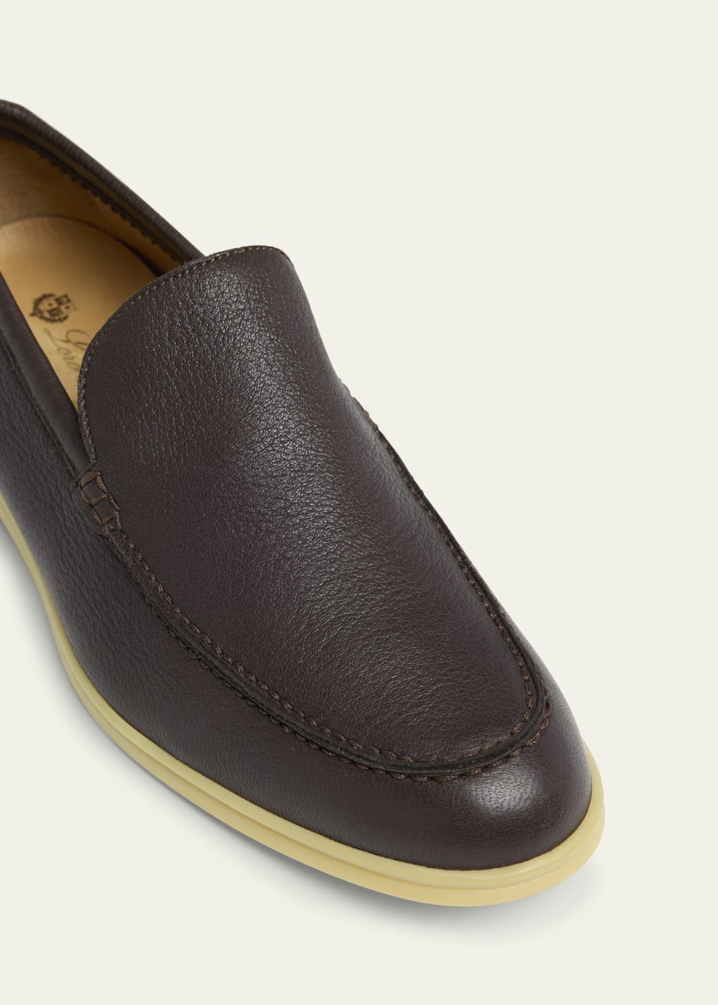 Men's Summer Walk Elk Leather Loafers - 5