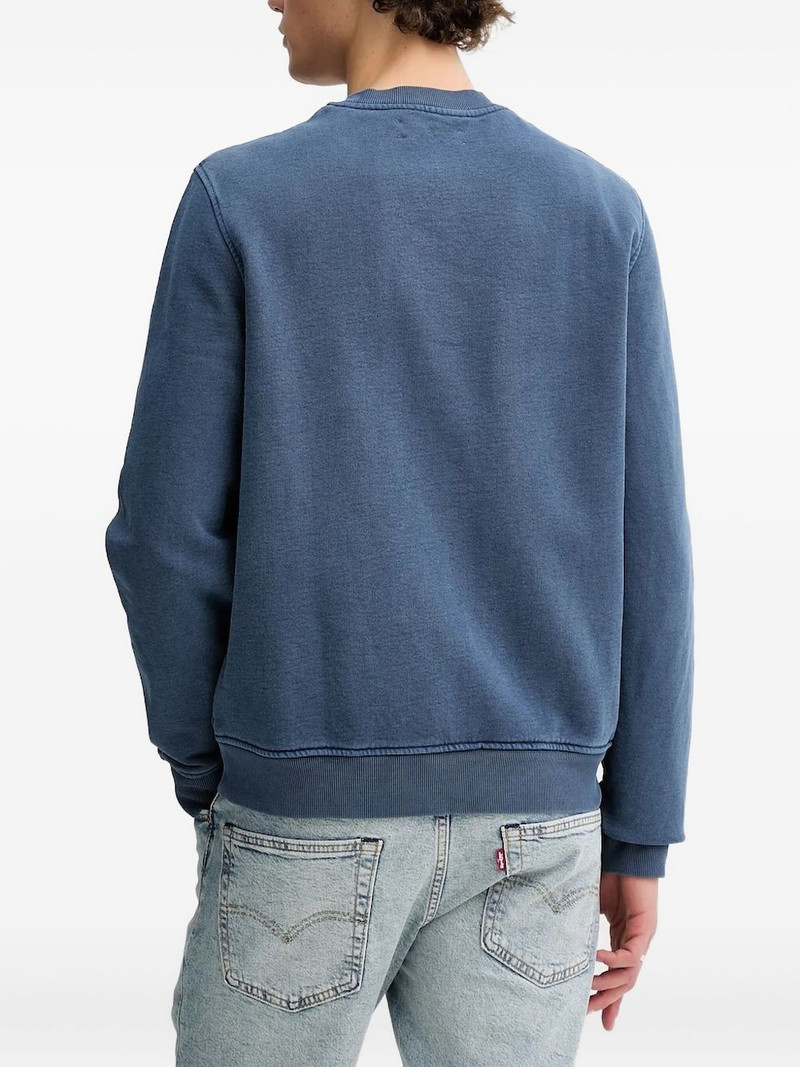 SAMSØE SAMSØE crew-neck logo sweatshirt outlook