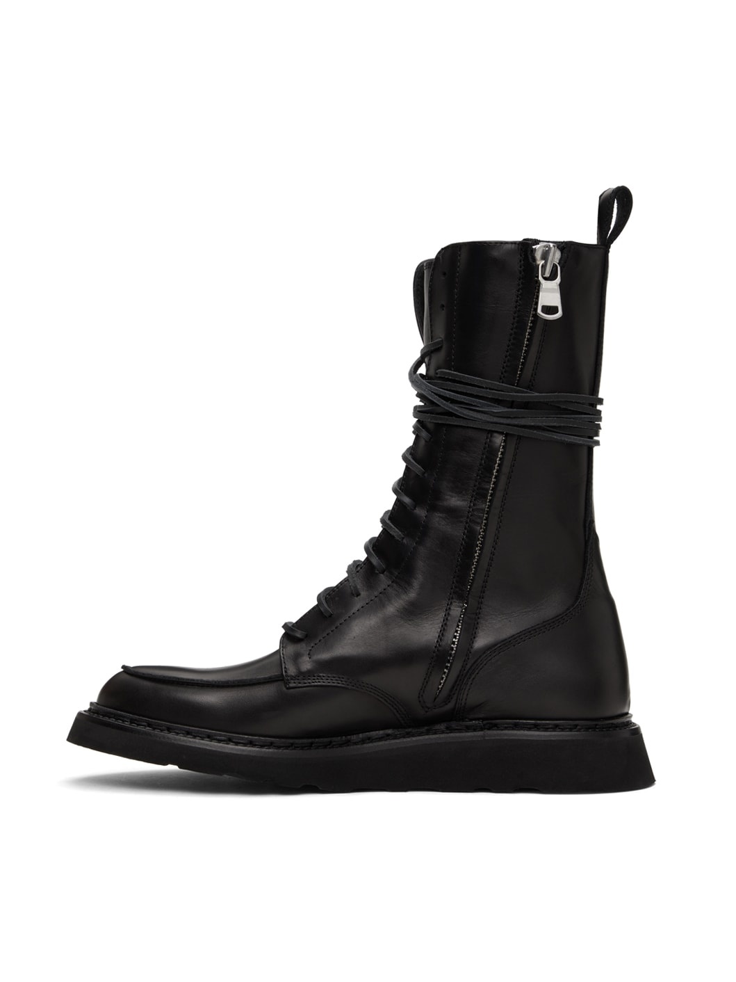Zip Combat Boots - 3