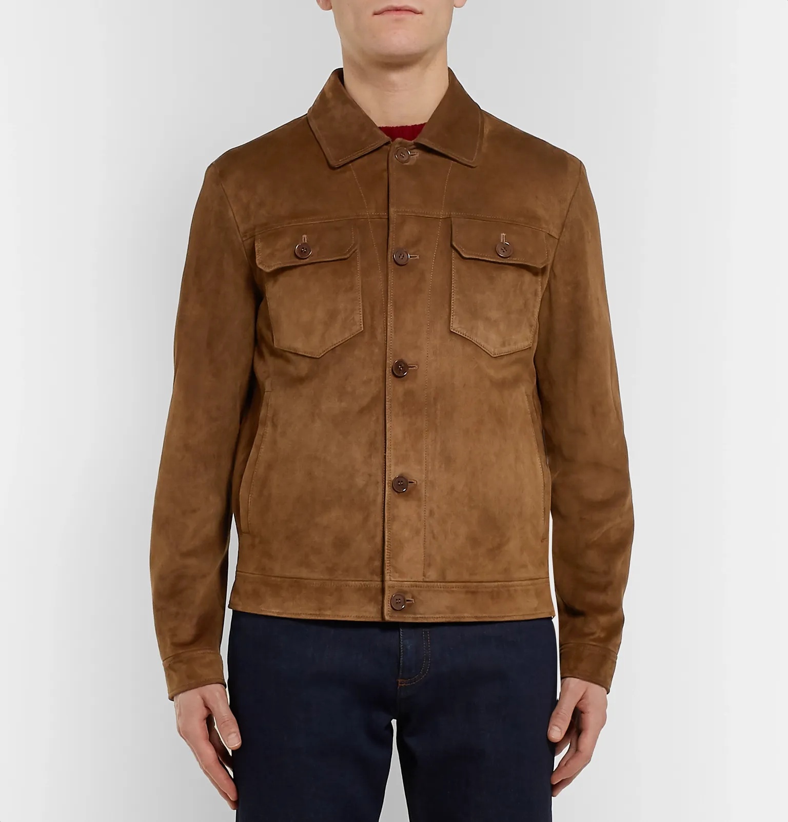 Suede Trucker Jacket - 4