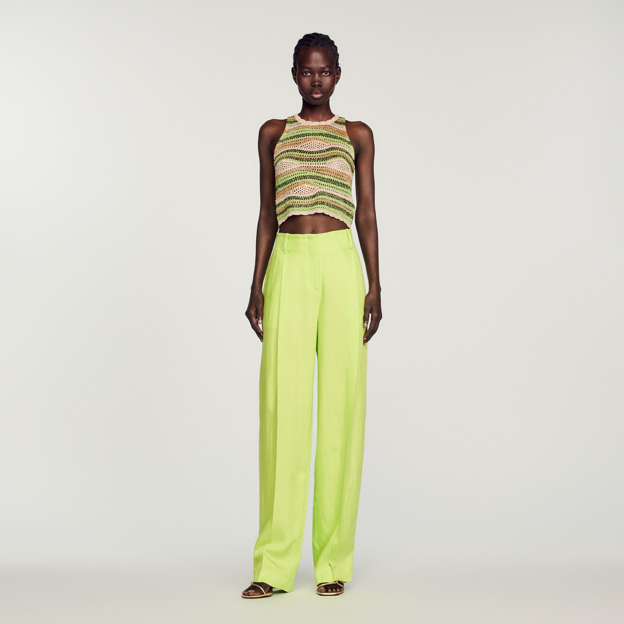 High-waisted pants - 3