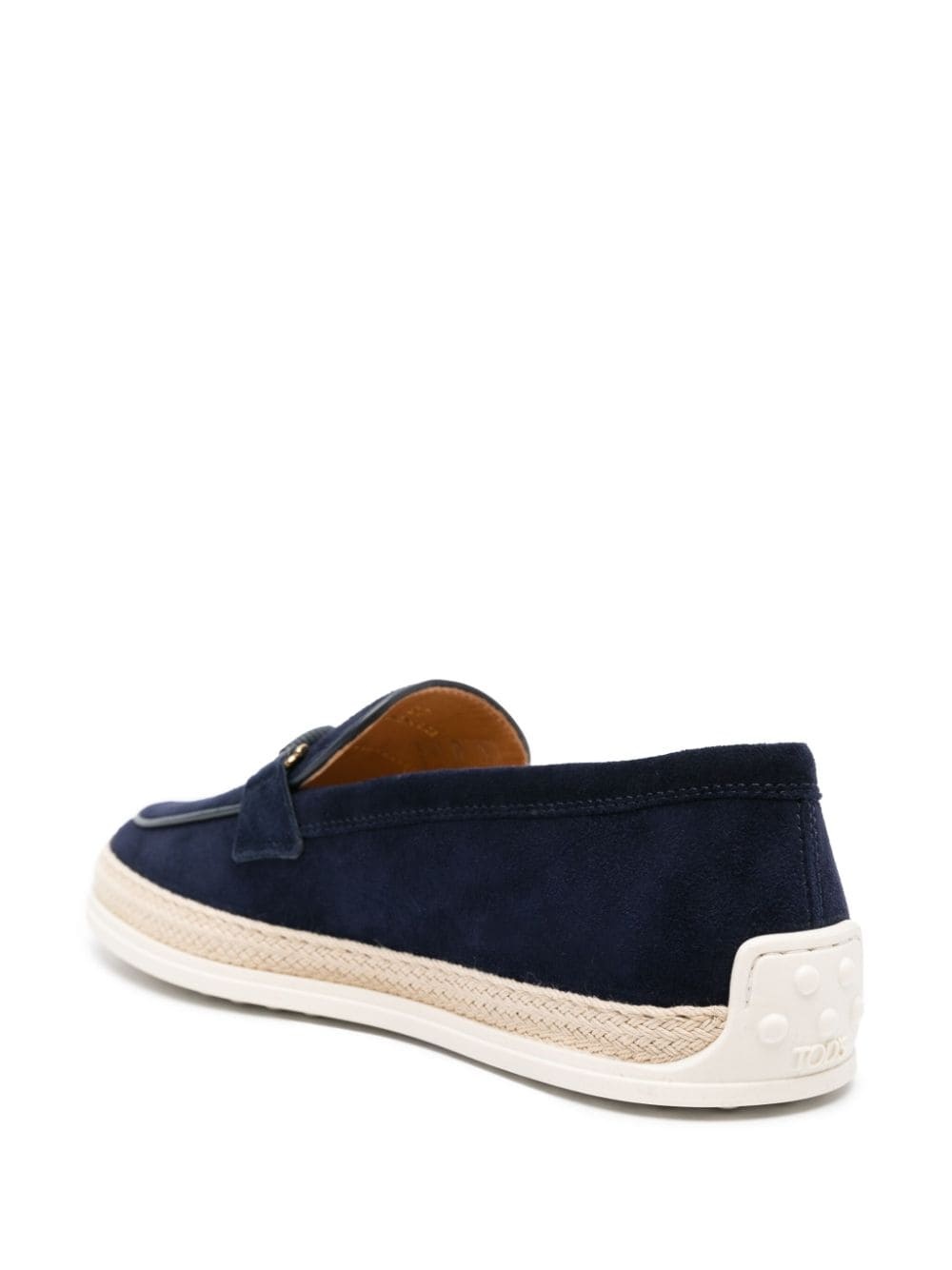suede espadrille loafers - 3