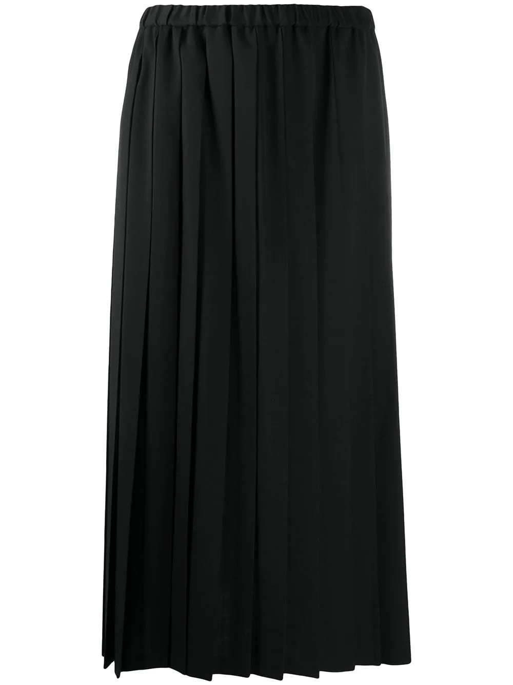 pleated midi skirt - 1