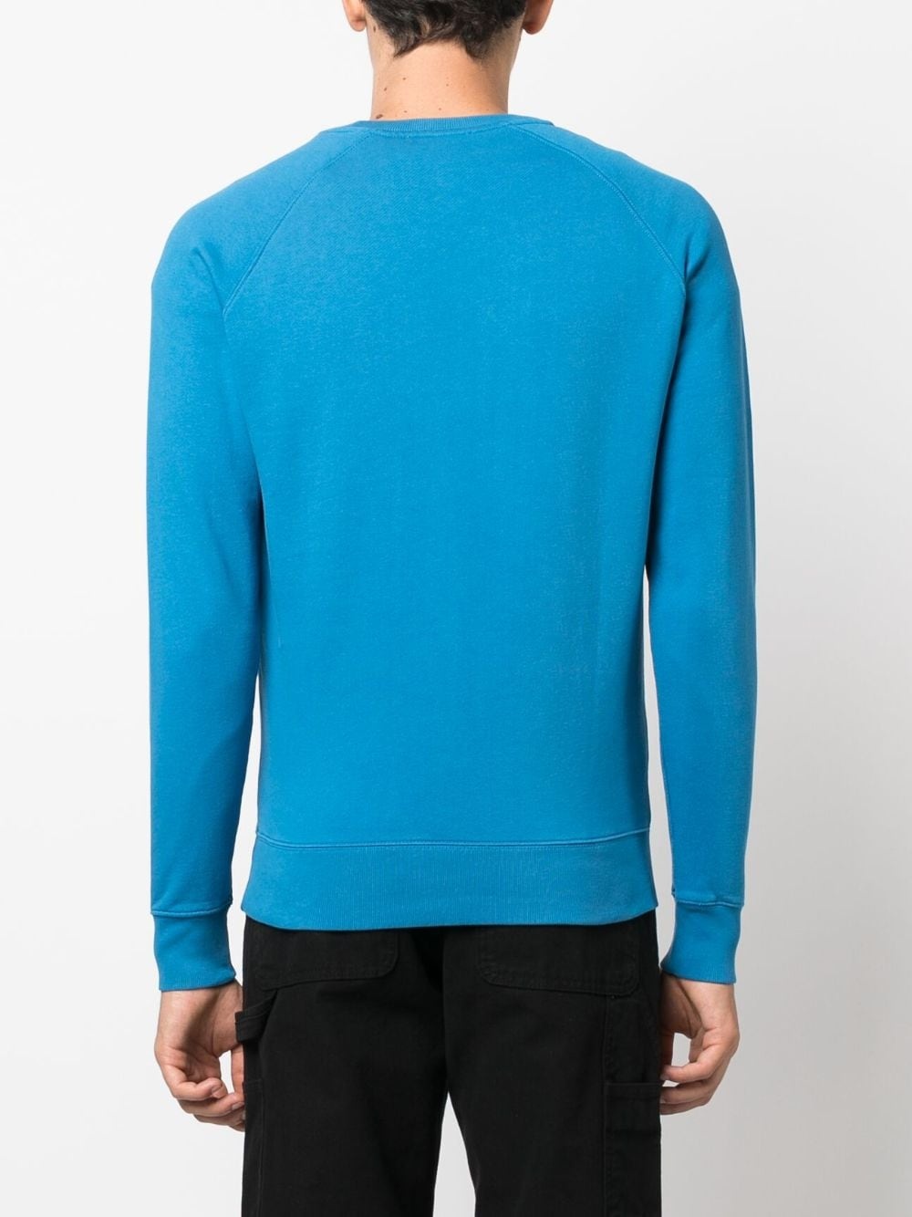 logo-print cotton sweatshirt - 4