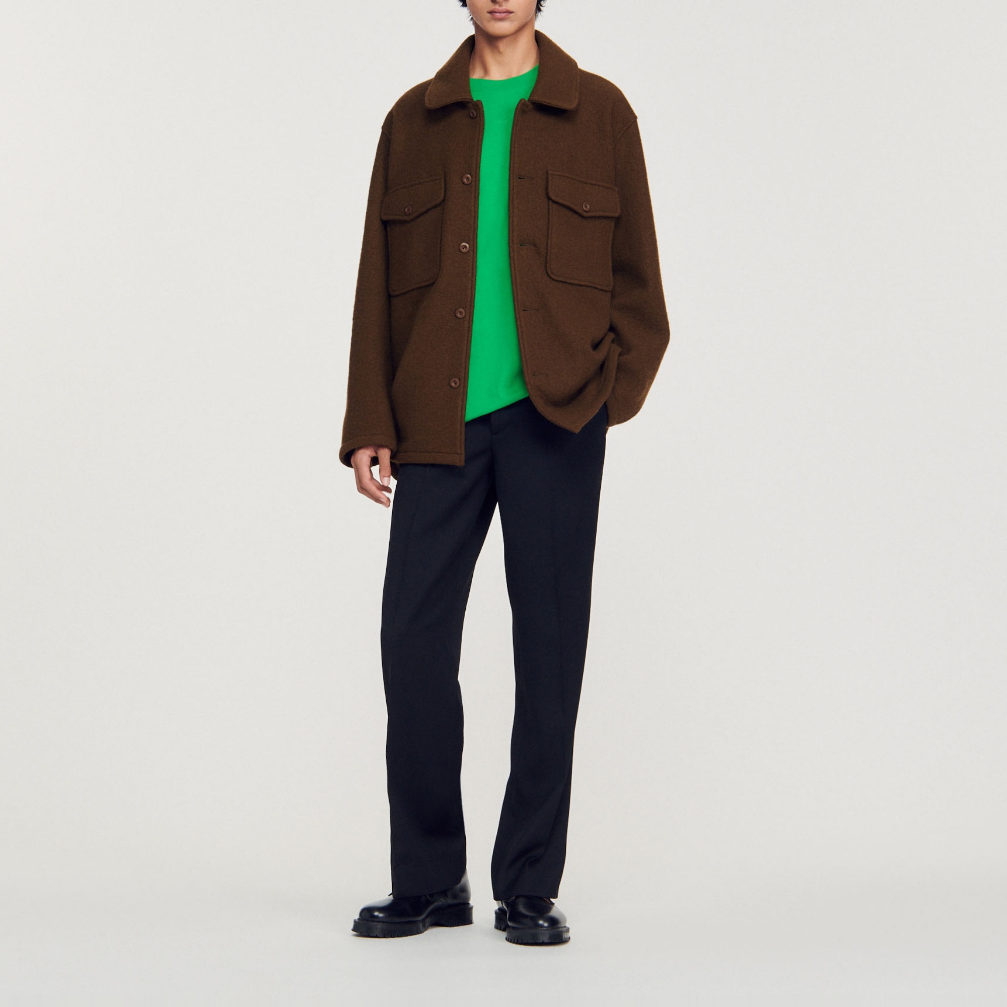 Boiled wool overshirt - 2