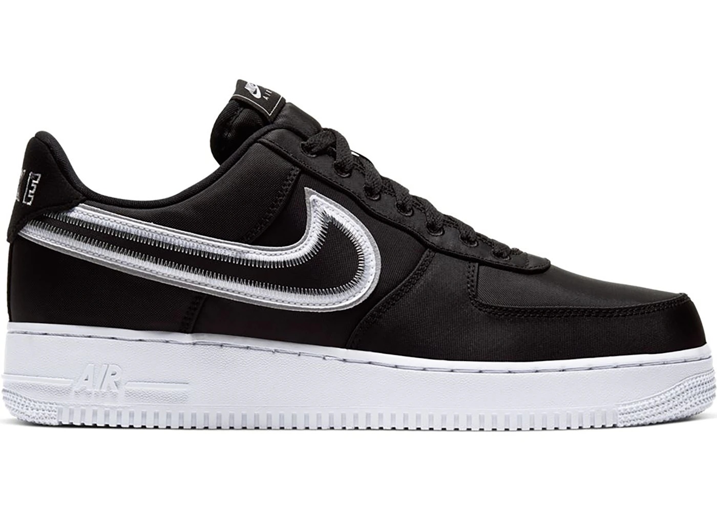 Nike Air Force 1 Low Reverse Stitch Black - 1