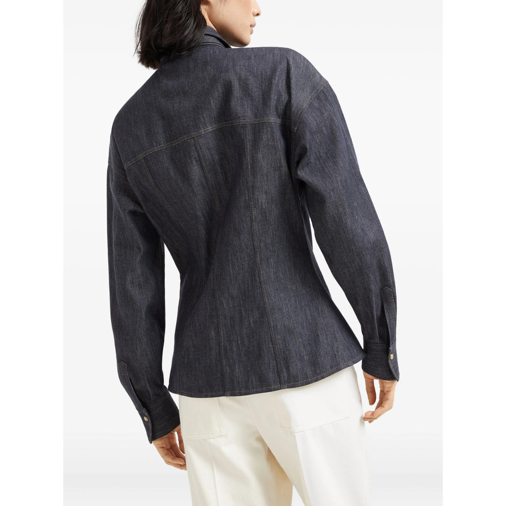 Brunello Cucinelli Blue Tops - Shirts Women - 3