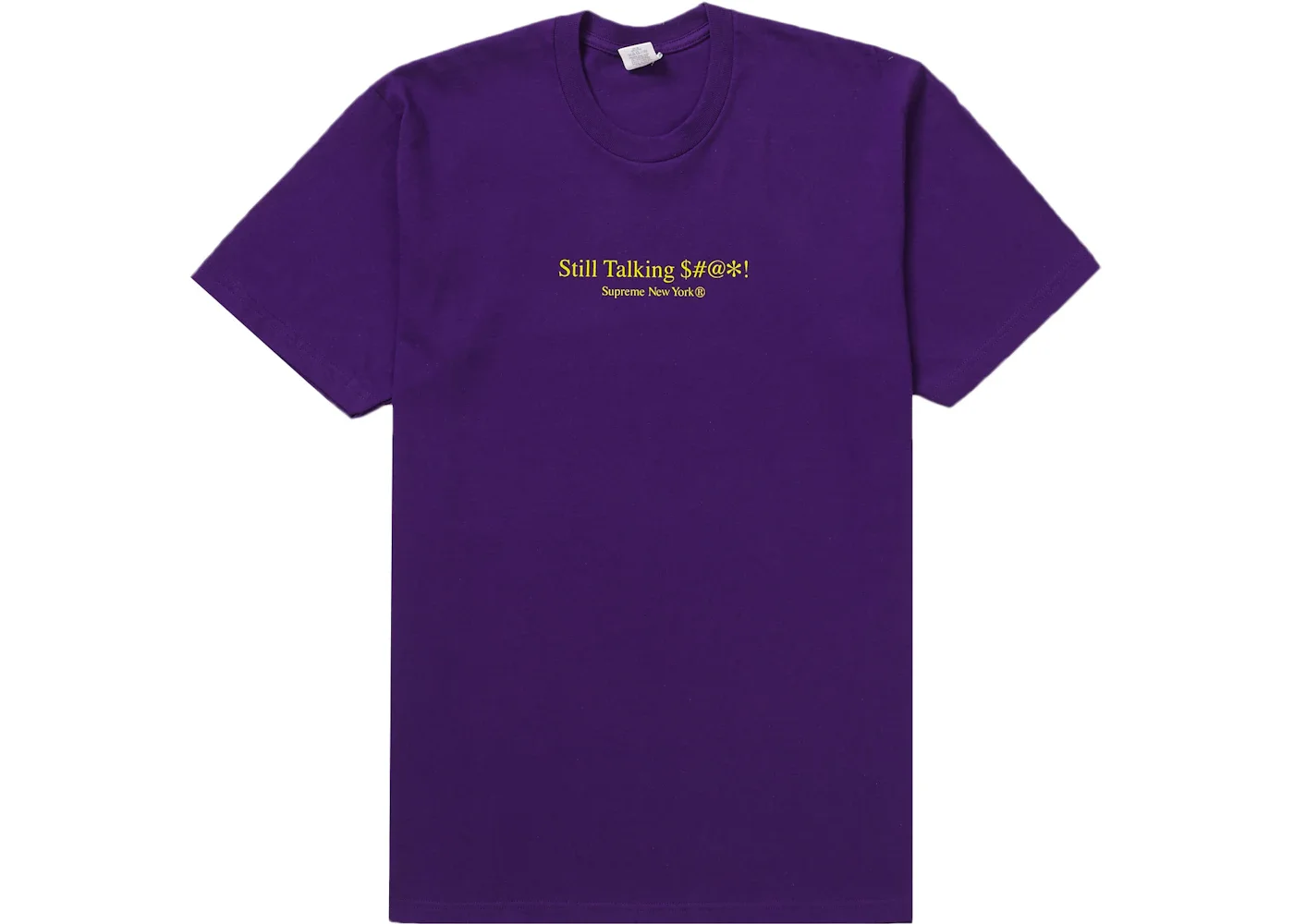 Supreme Still Talking Tee Purple - 1