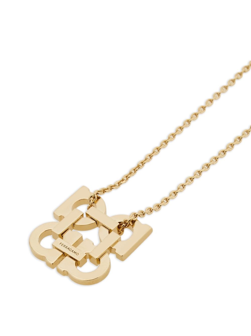 logo-pendant necklace - 4