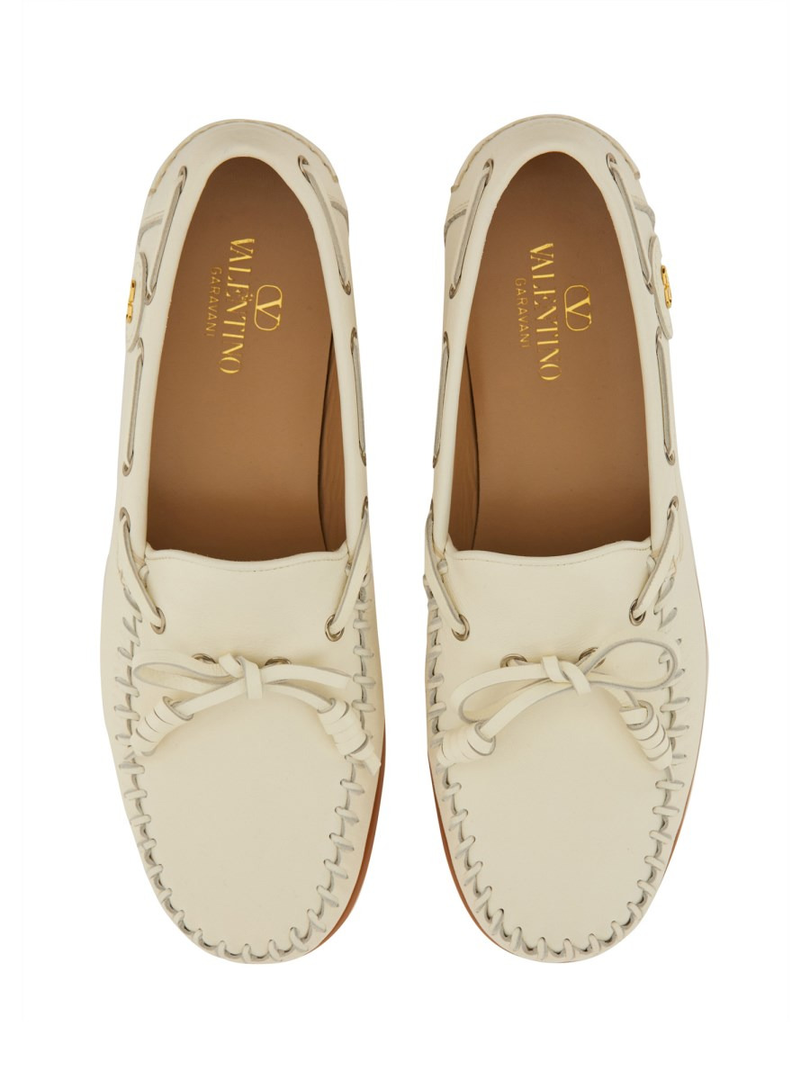 PALM AVENUE LEATHER BOAT MOCCASIN - 2