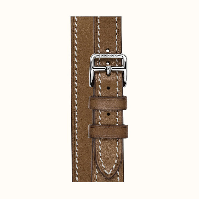 Heure H Watch Strap Double Tour, 21 x 21 mm, long 1