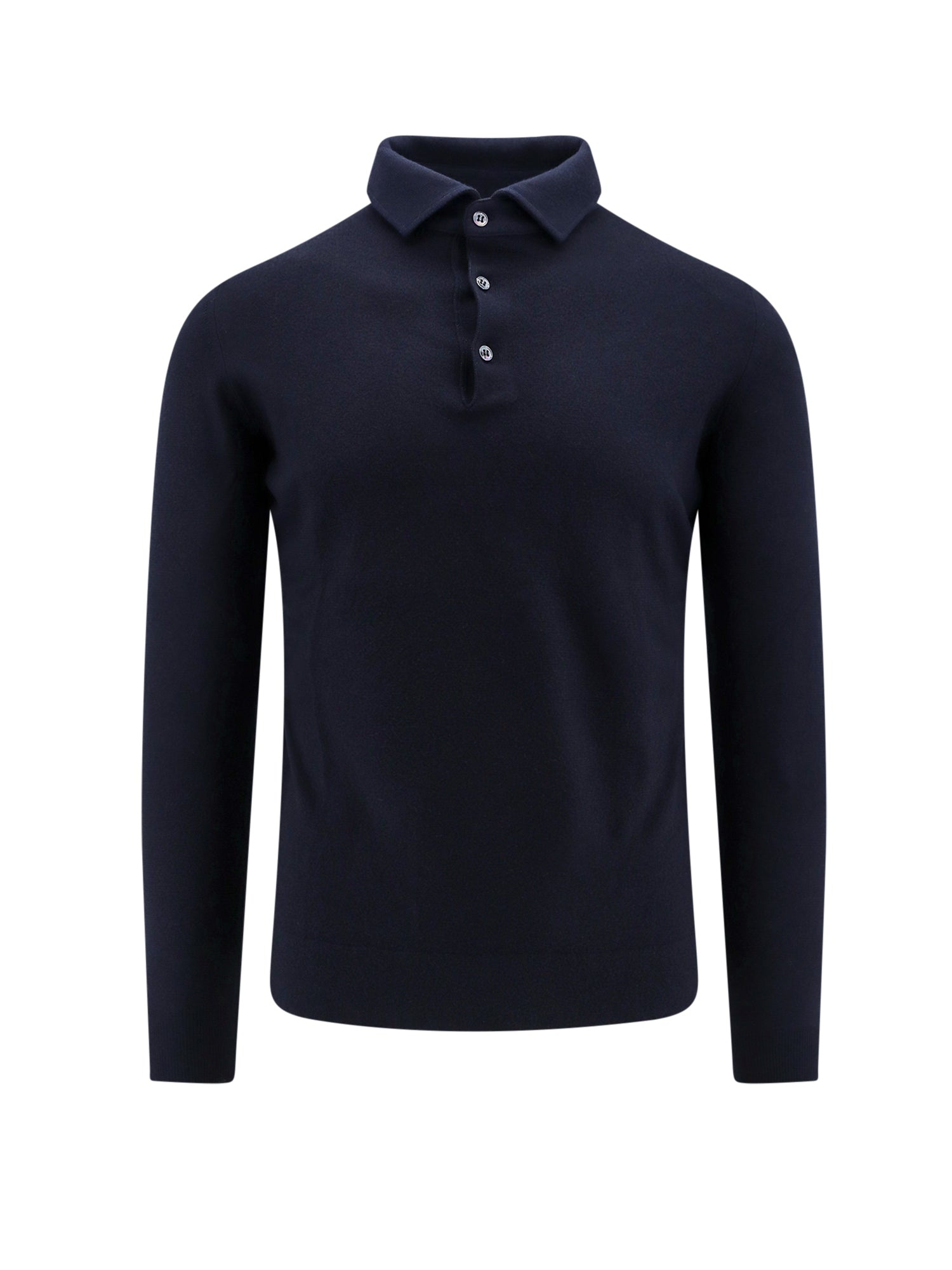 Loro Piana Man Polo Shirt Man Blue Polo Shirts - 1