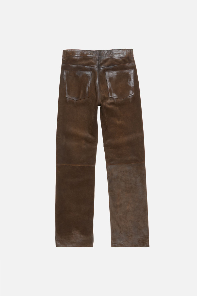 Suede trousers - Coffee brown 7