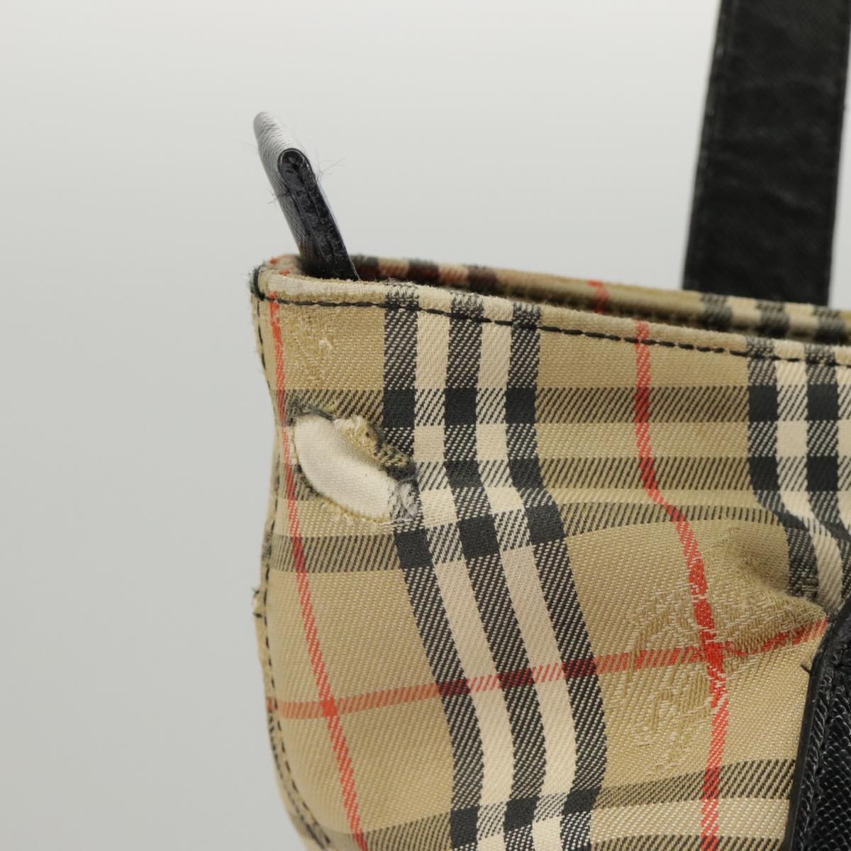 Burberry Nova Check Tote Bag Canvas Beige - 4
