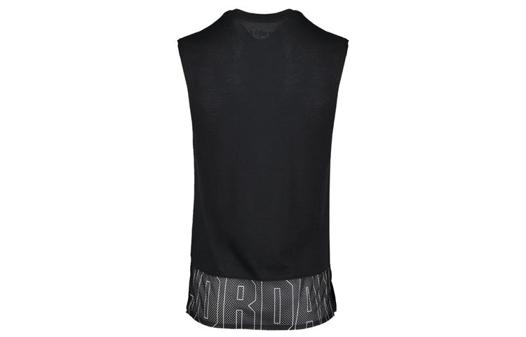 Air Jordan Basketball Training Sports Sleeveless Vest Black CJ4576-010 - 2