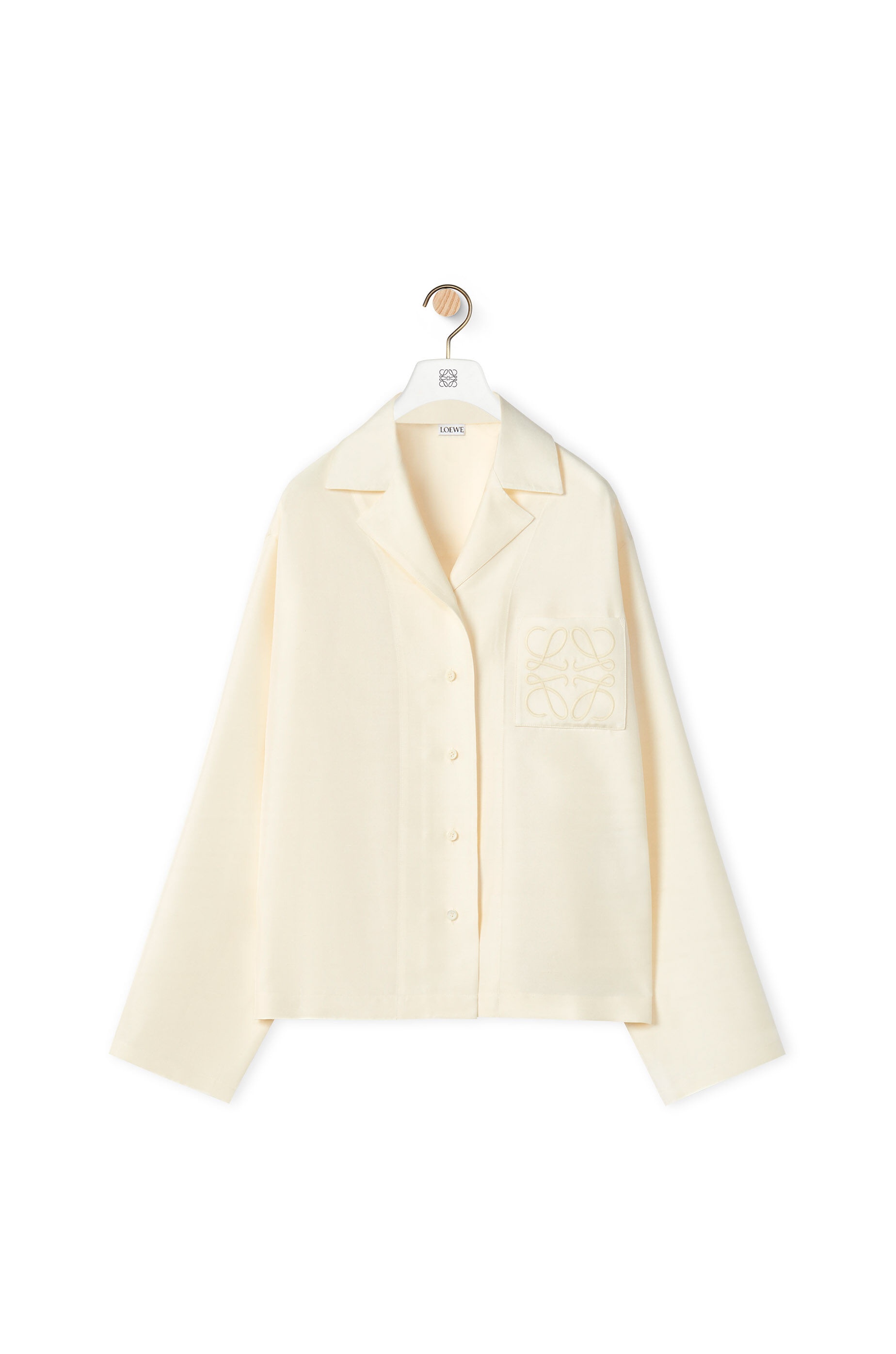 Anagram pyjama blouse in silk - 1