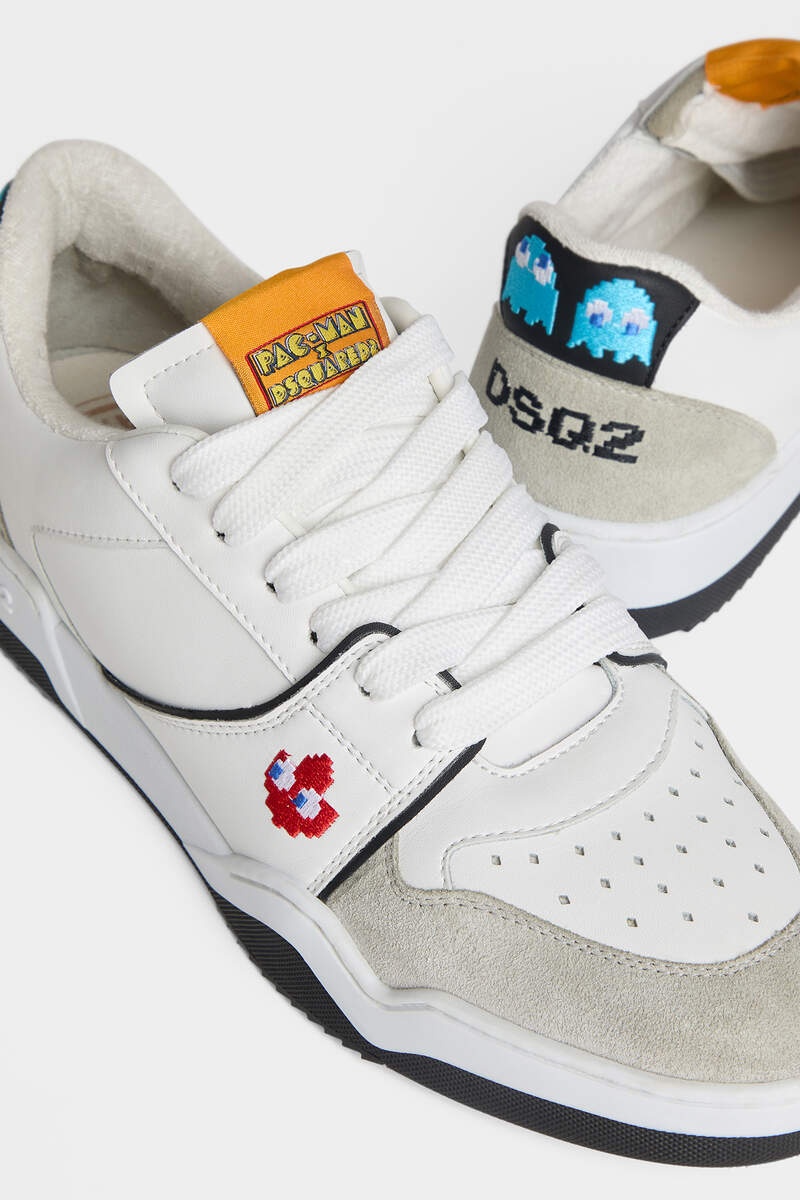 【23AW NEW】D SQUARED2_man / PAC-MAN スニーカー DSQUARED2 PAC-MAN™ Panelled Sneakers | White | FARFETCH