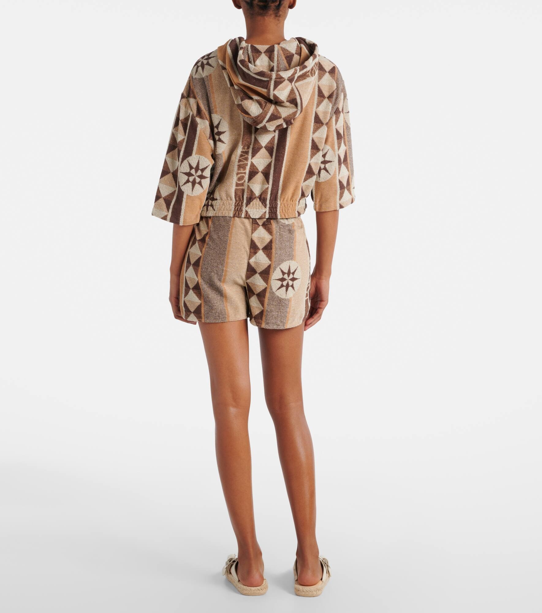Paula's Ibiza printed terry hoodie - 3
