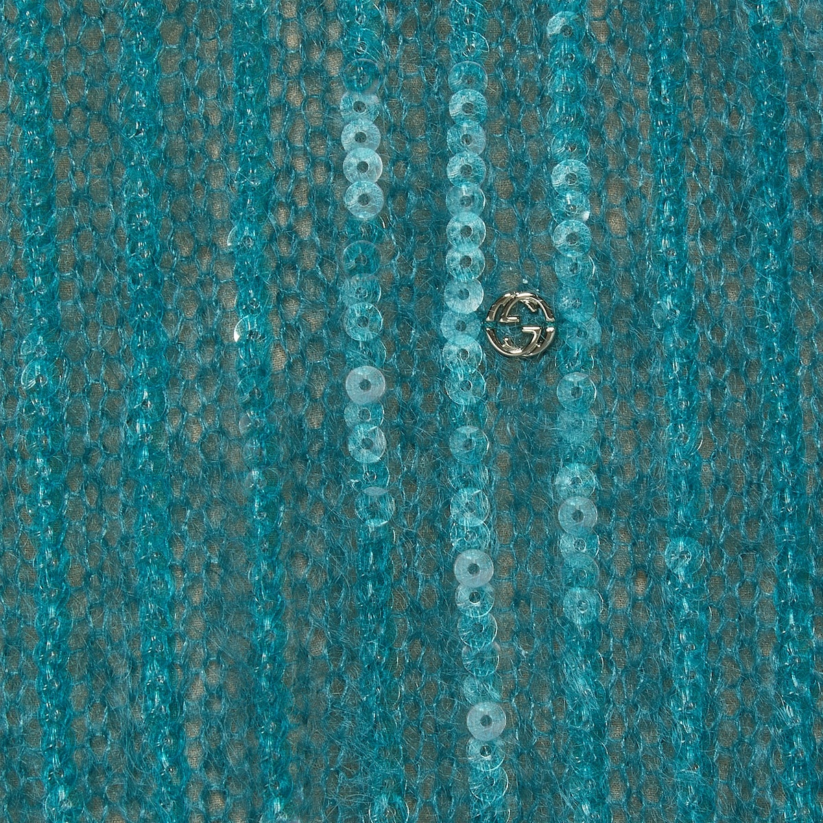 Mohair silk skirt with Interlocking G - 4