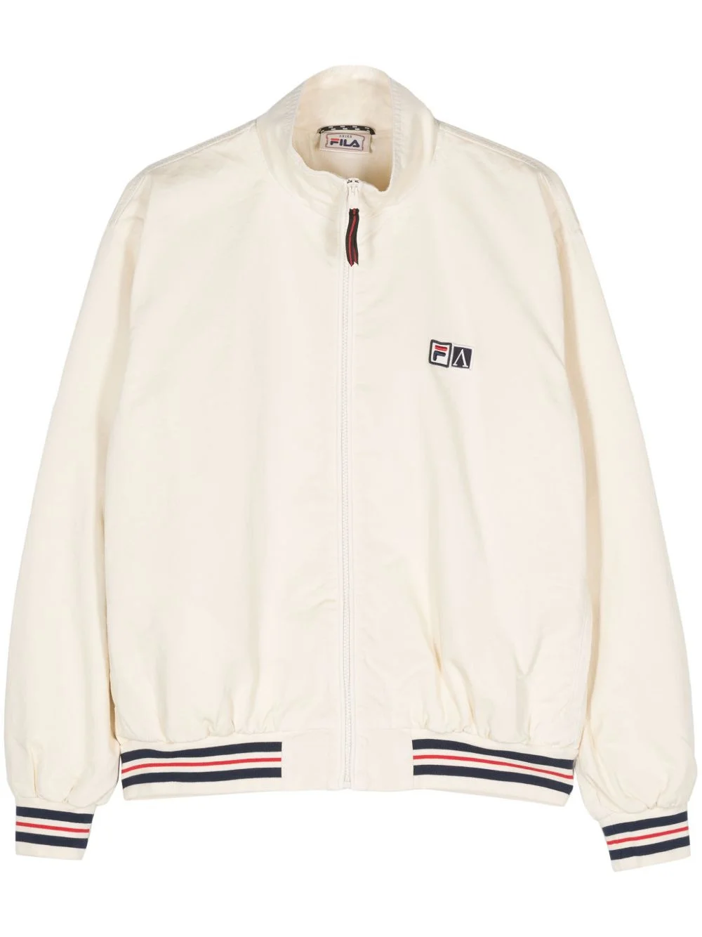 logo-appliqué bomber jacket - 1